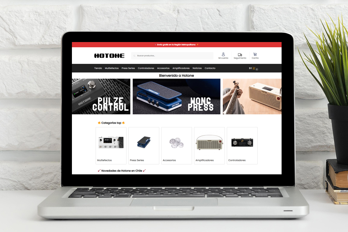 Hotone Chile e-commerce de audio