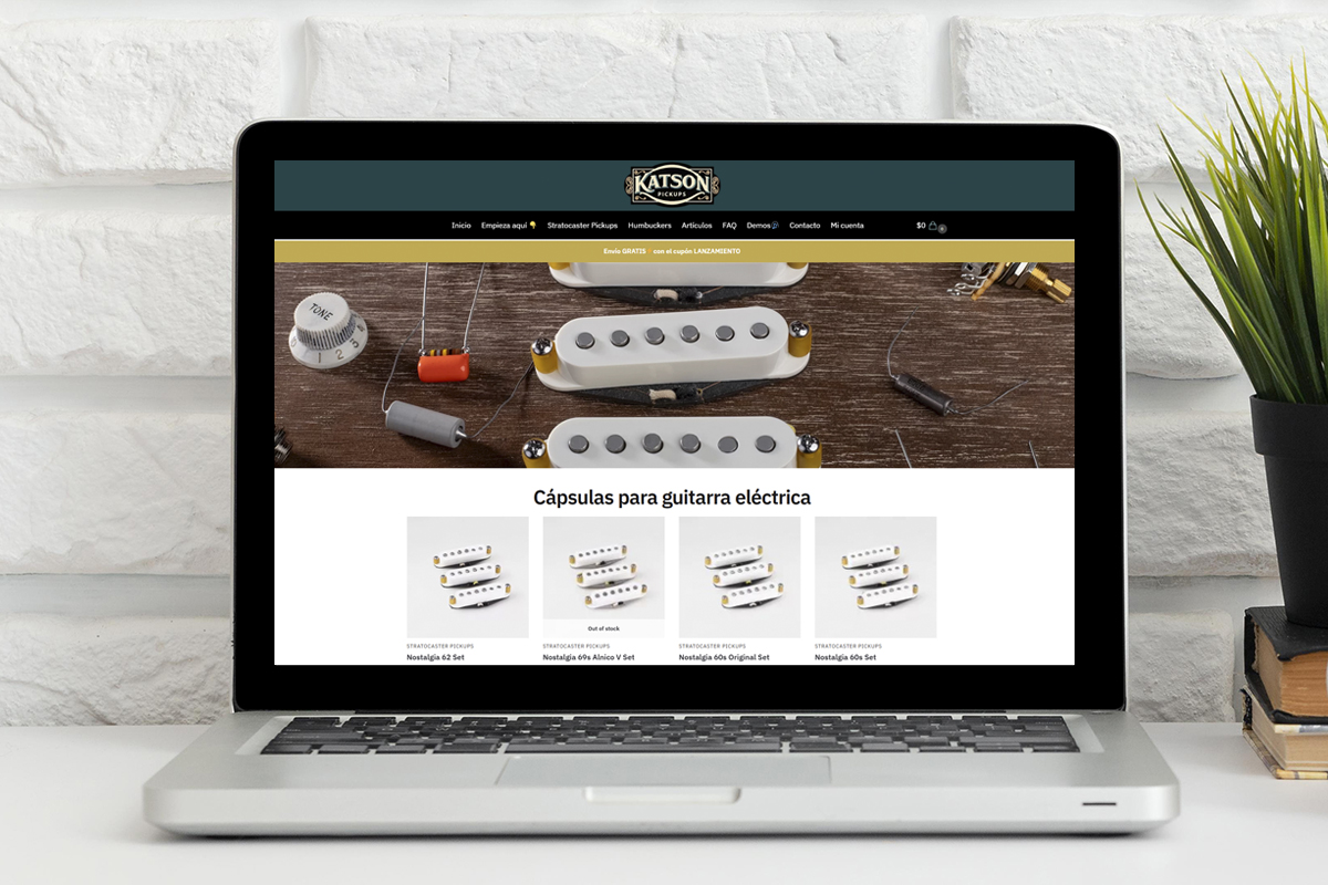 Katson Pickups cápsulas para guitarra
